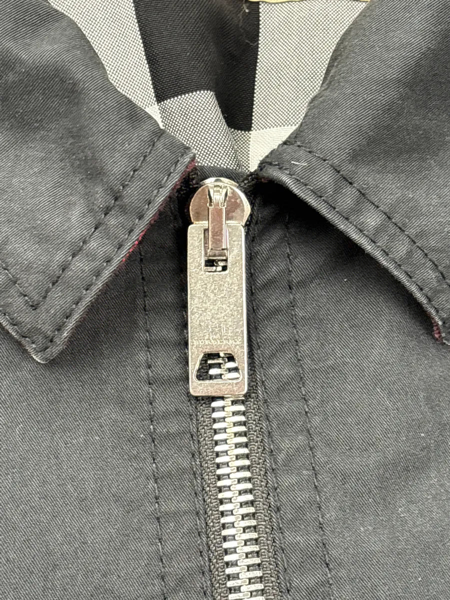 2010s Burberry Black Minimalist Zip-up Jacket uzIrdNpC 9