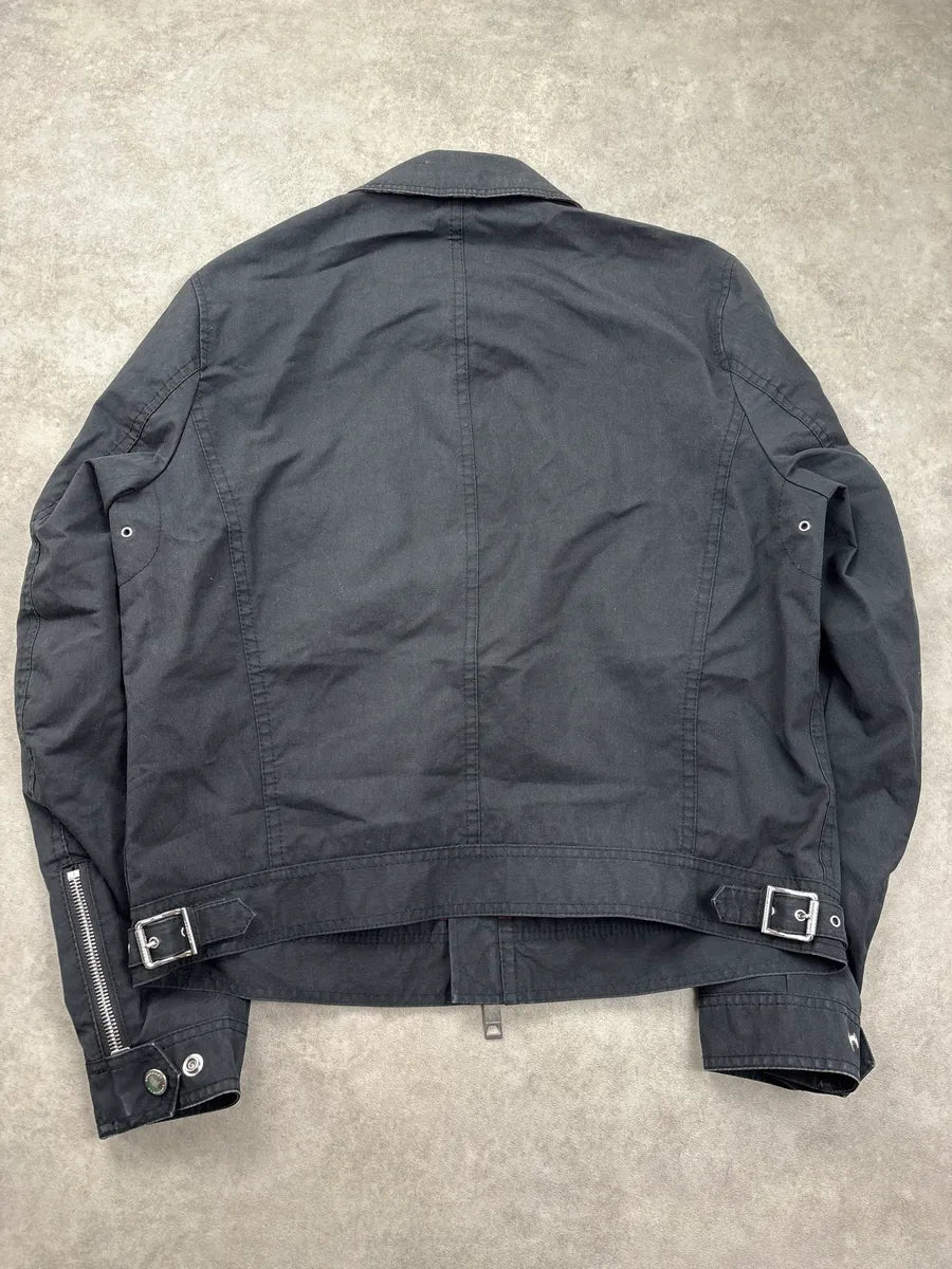 2010s Burberry Black Minimalist Zip-up Jacket uzIrdNpC 5