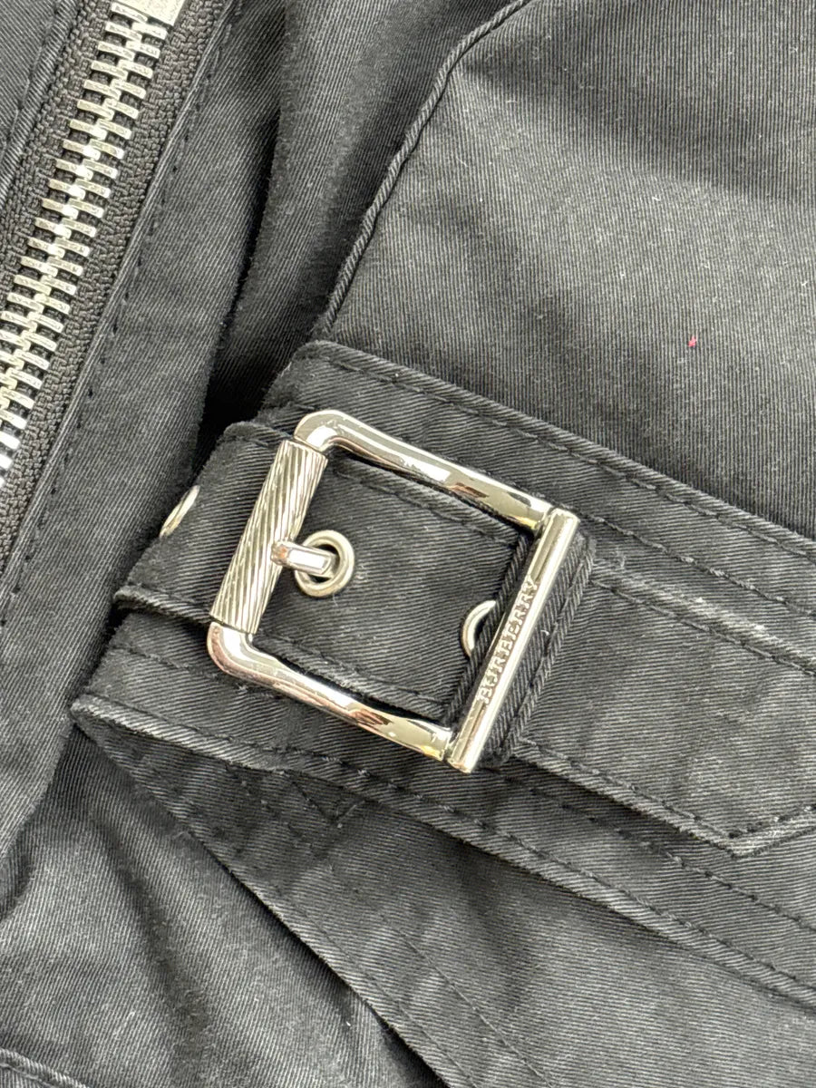 2010s Burberry Black Minimalist Zip-up Jacket uzIrdNpC 10