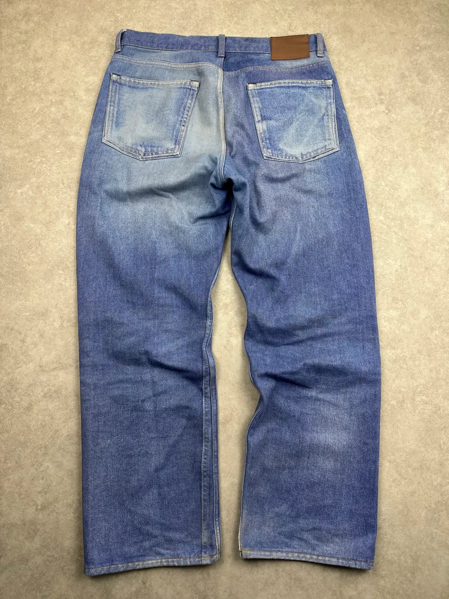 Our Legacy Blue Washed Faded Denim Jeans uzoaYHKu 5