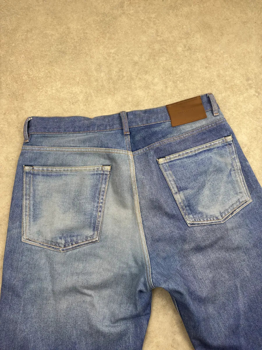 Our Legacy Blue Washed Faded Denim Jeans uzoaYHKu 12