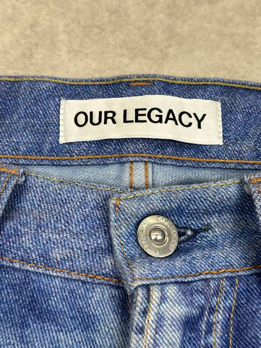 Our Legacy Blue Washed Faded Denim Jeans uzoaYHKu 9