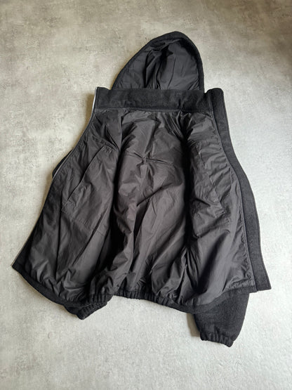 AW2018 Rick Owens Sisyphus Boiled Wool Parka Jacket  (M) - 3