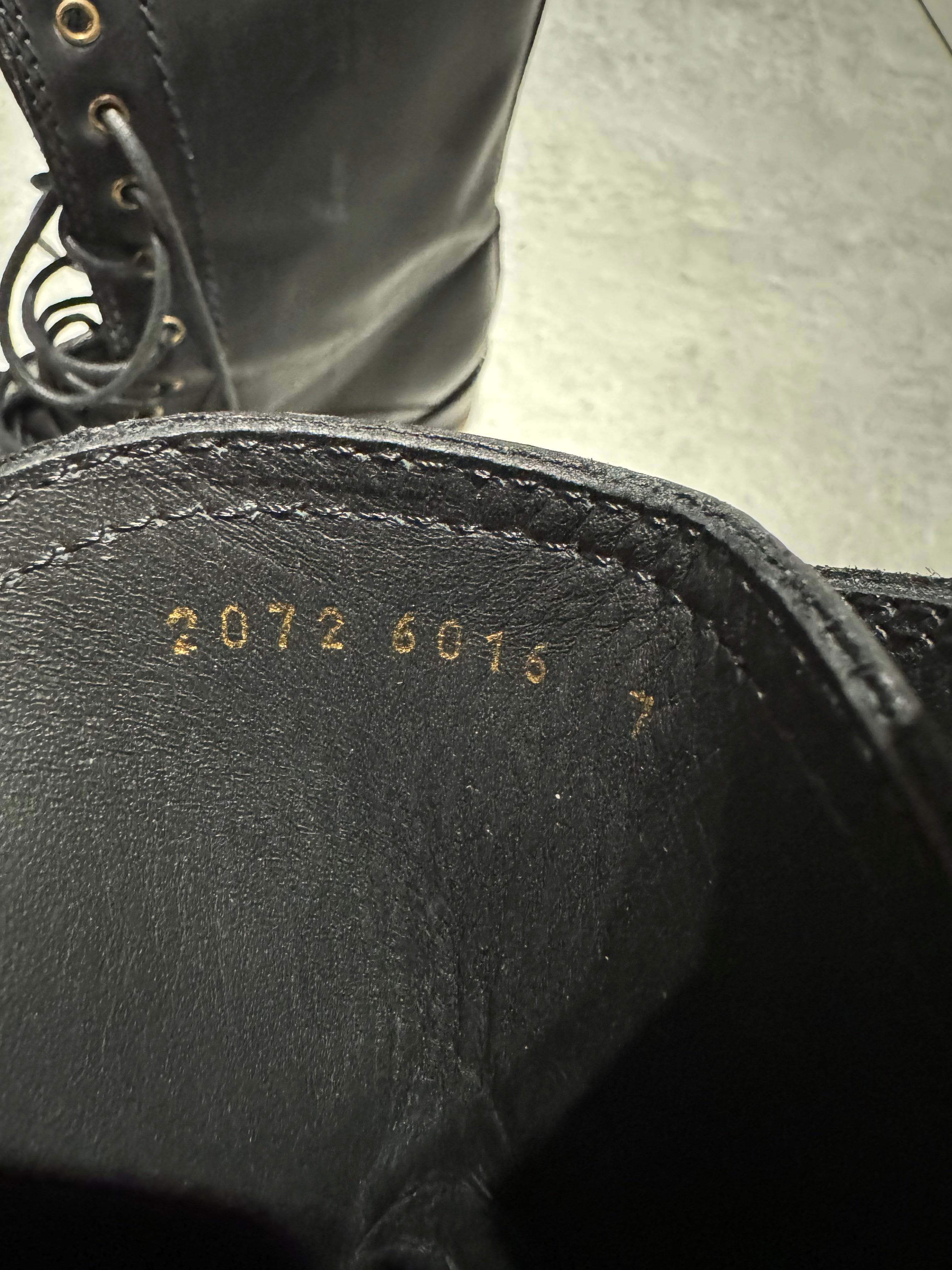 AW2009 Dolce & Gabbana Black High Combat Naval Boots (40) - 5