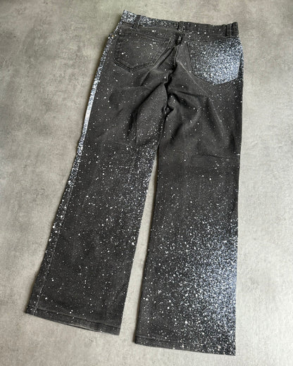 2000s Roberto Cavalli Galaxy White Expansion Pants (S) - 4