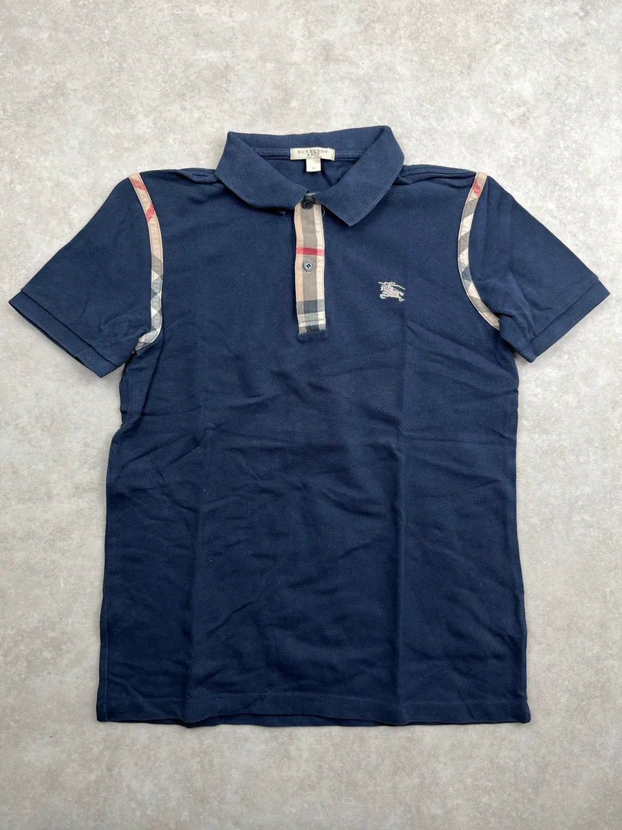Burberry Brit Dark Navy Tartan Polo vMOJqIib 0