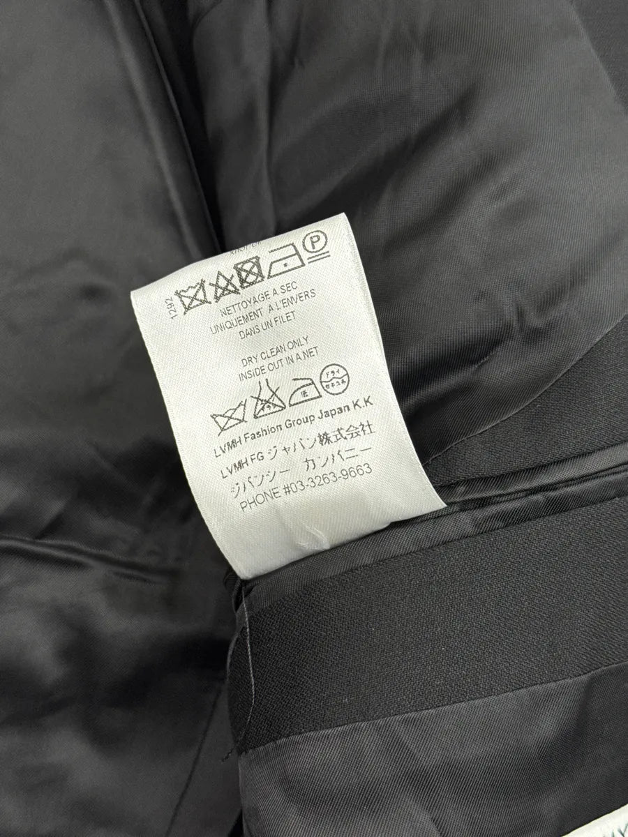 SS2015 Givenchy Black Wool Collarless Zip-Trim Blazer by Riccardo Tisci vQBtiEGD 11