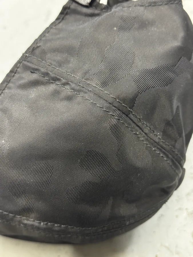 Valentino Black Camo Hybrid Leather Buckle Cap ZxMGPNe 7