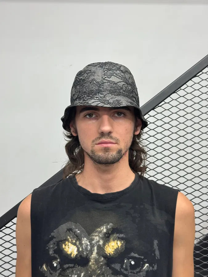 Valentino Black Hemangioma Bucket Hat RUxdhJn 1