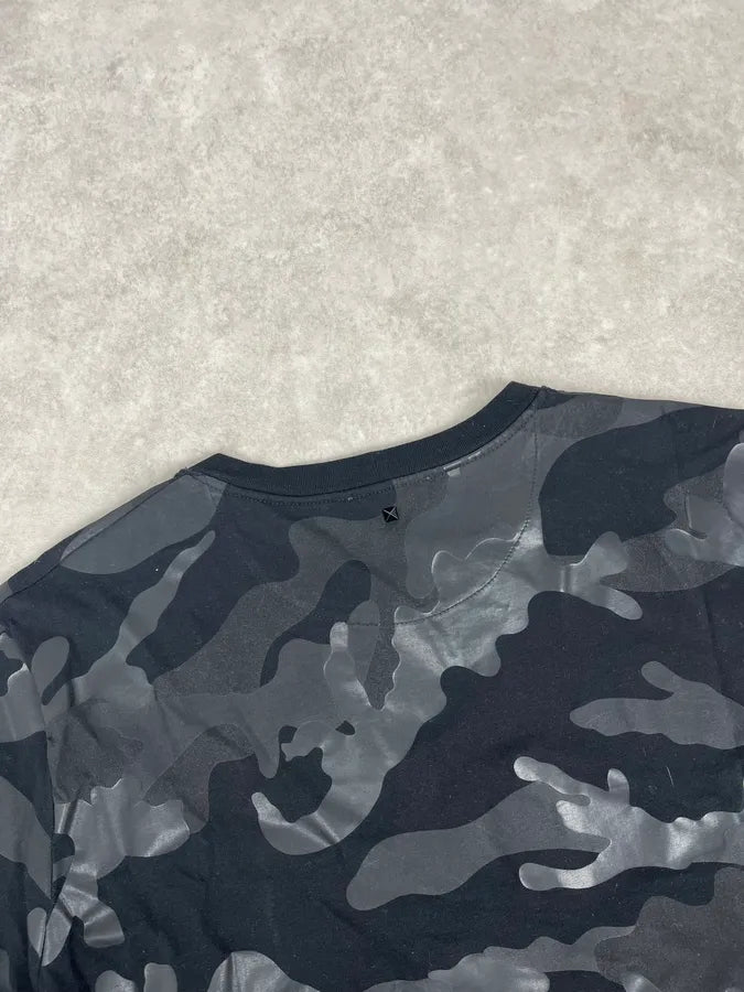 Valentino Black Military Camouflage T-Shirt ZyMROZY 5