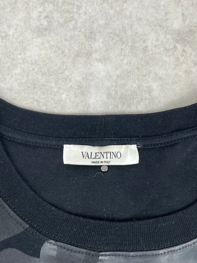 Valentino Black Military Camouflage T-Shirt ZyMROZY 6