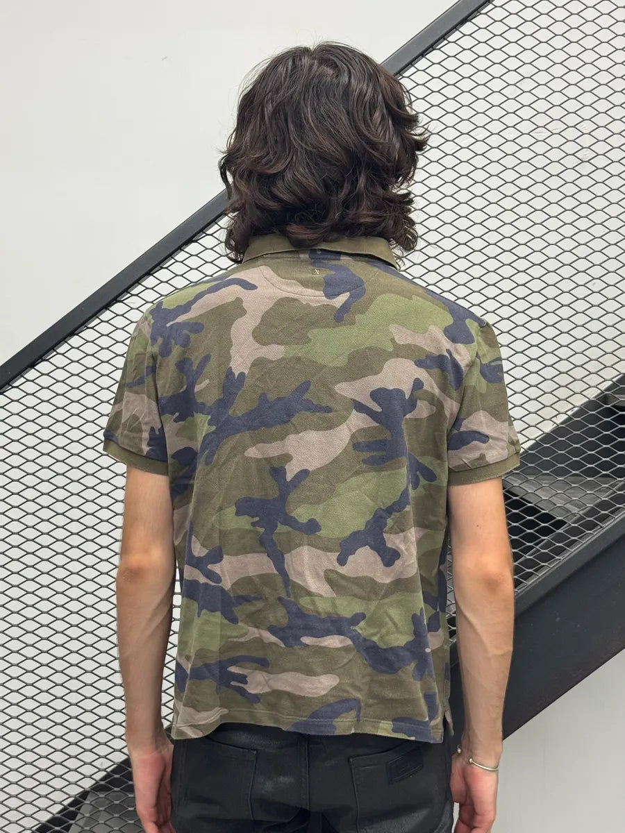 Valentino Camouflage Khaki Polo Shirt vfIVmcQ 1