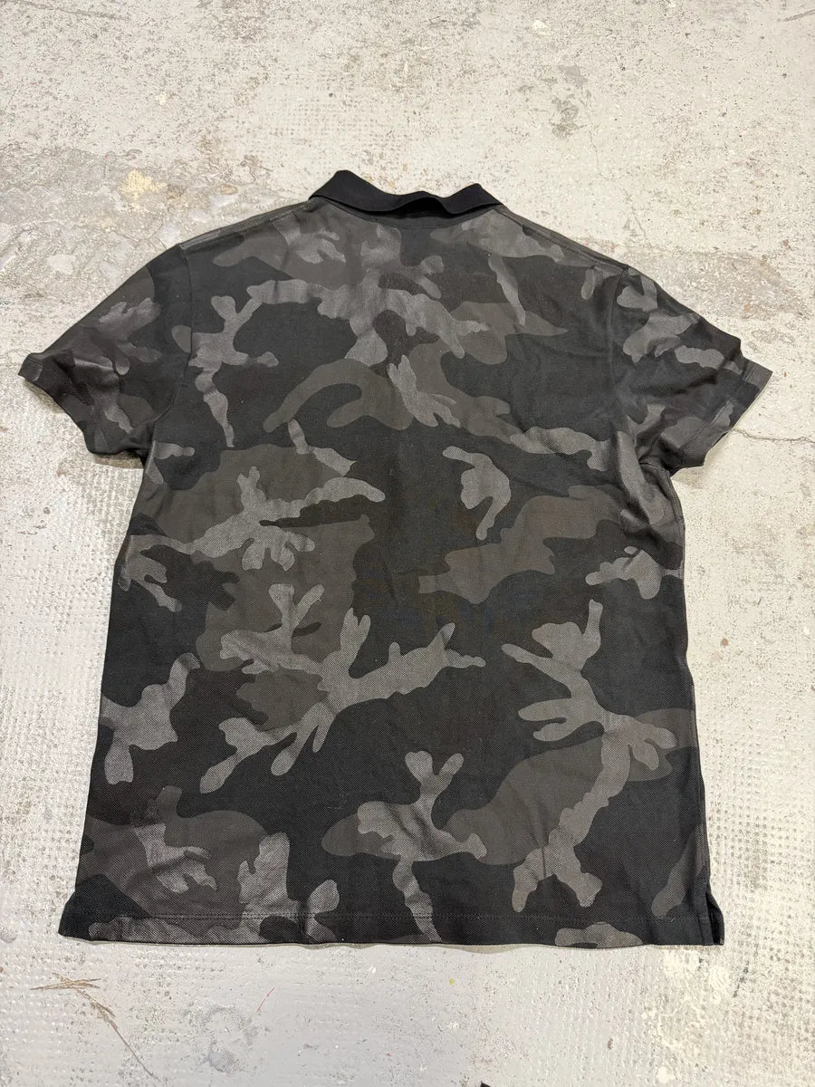 Valentino Dark Camo Polo Shirt JPHZvpL 3