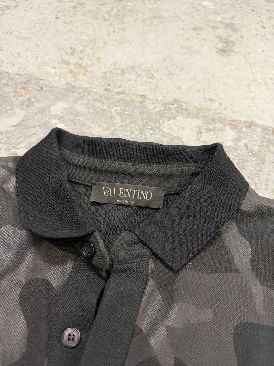Valentino Dark Camo Polo Shirt JPHZvpL 4