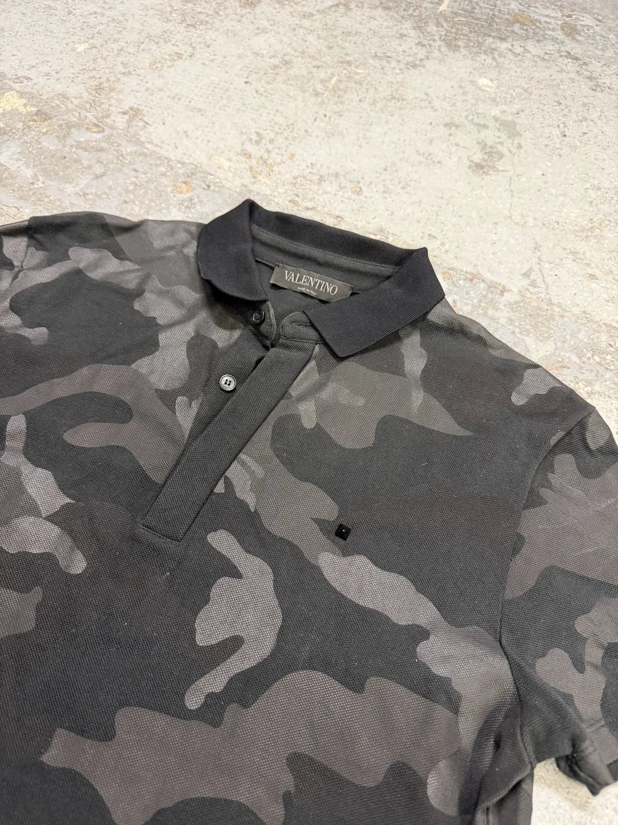 Valentino Dark Camo Polo Shirt JPHZvpL 7