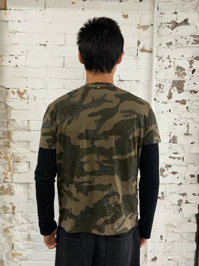 Valentino Khaki Green Military T-shirt RvmyGZL 2