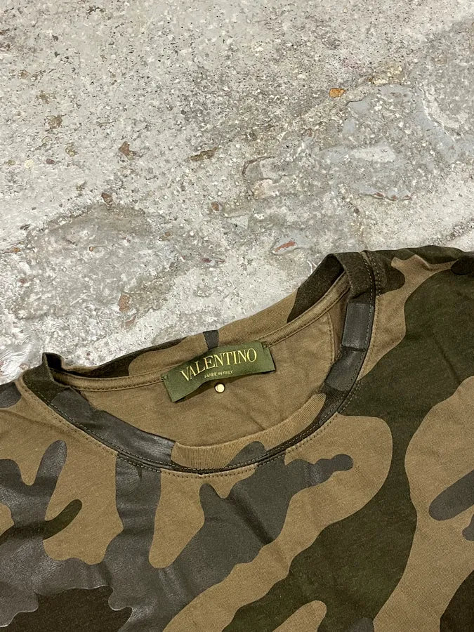 Valentino Khaki Green Military T-shirt RvmyGZL 4