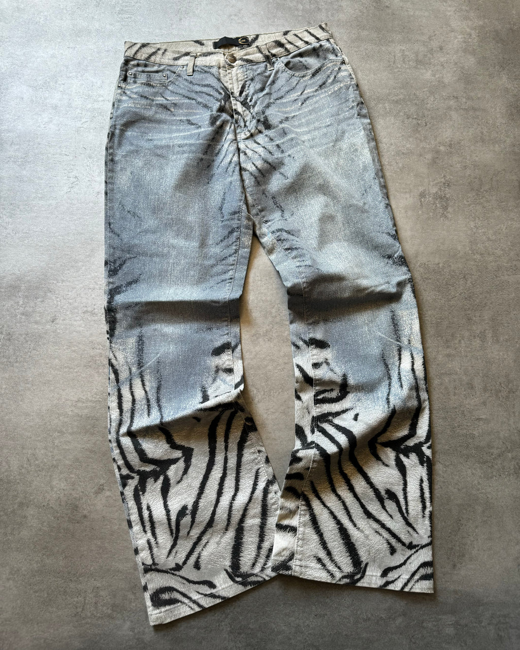 SS2002 Cavalli Safari Chic Zebra Pants (M) - 3