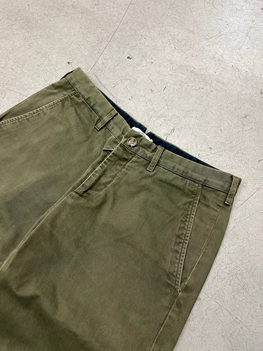 AW2011 Prada Straight Minimalist Khaki Pants vepCTIom 6