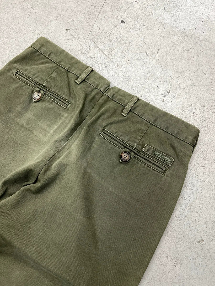 AW2011 Prada Straight Minimalist Khaki Pants vepCTIom 8