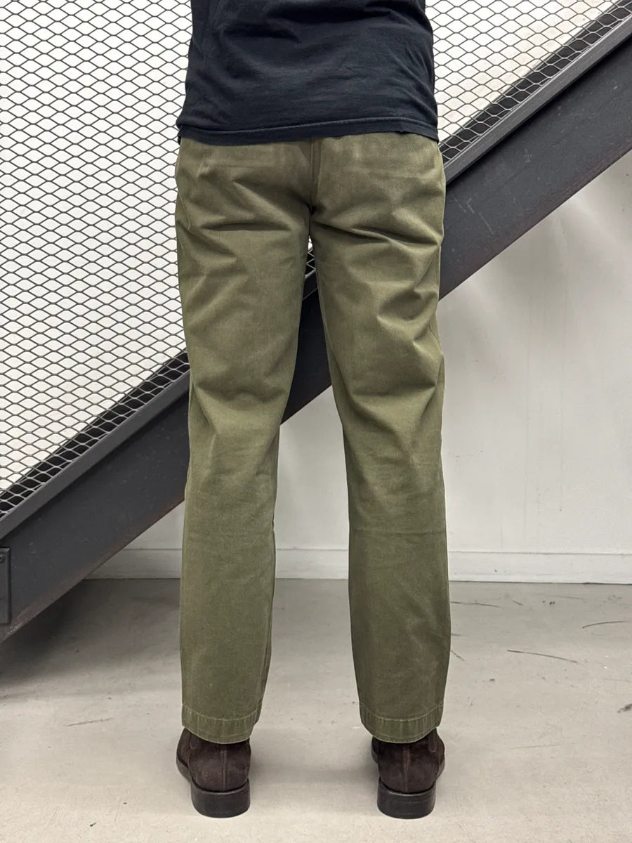 AW2011 Prada Straight Minimalist Khaki Pants vepCTIom 3