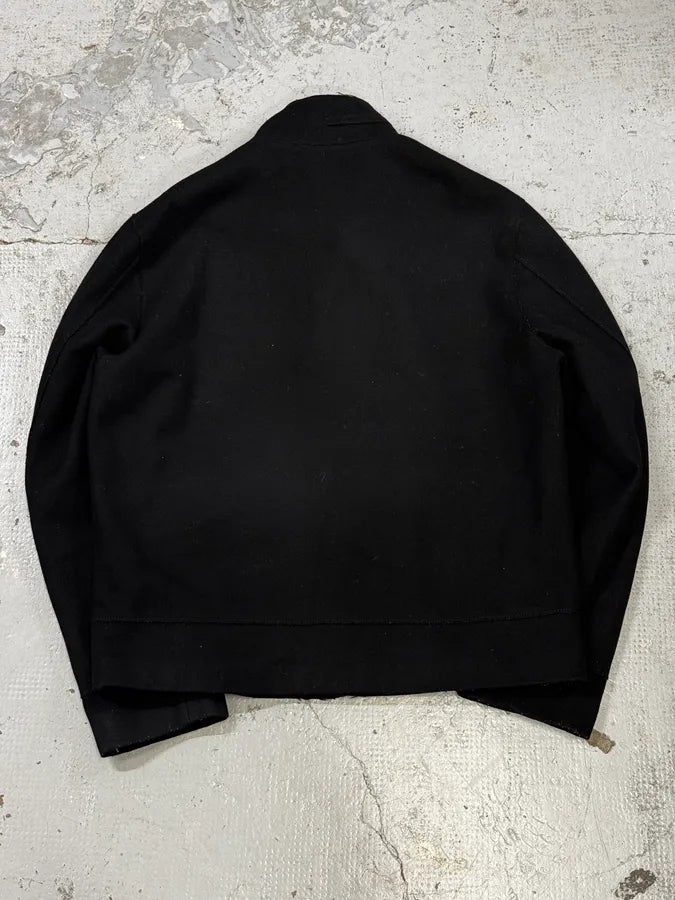 Versace Black Classy Wool Buttoned Jacket GAmBzrq 3