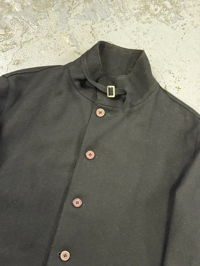 Versace Black Classy Wool Buttoned Jacket GAmBzrq 7