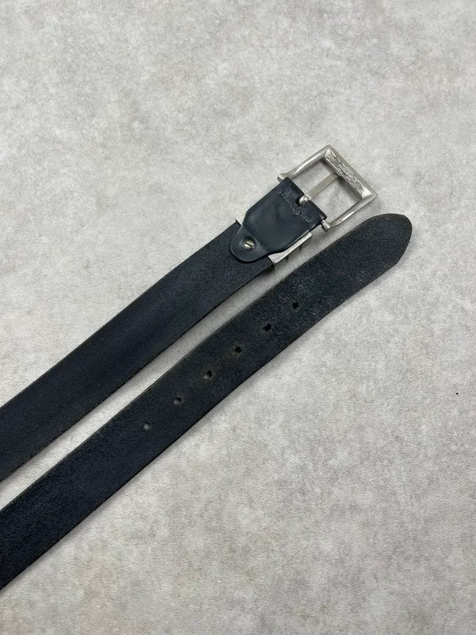 Versace Black Leather Medusa Metallic Belt EClqZKS 3
