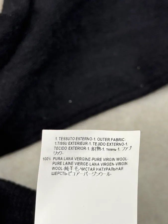 Versace Black Lifting V-Neck Wool Sweater PSsZsTL 9