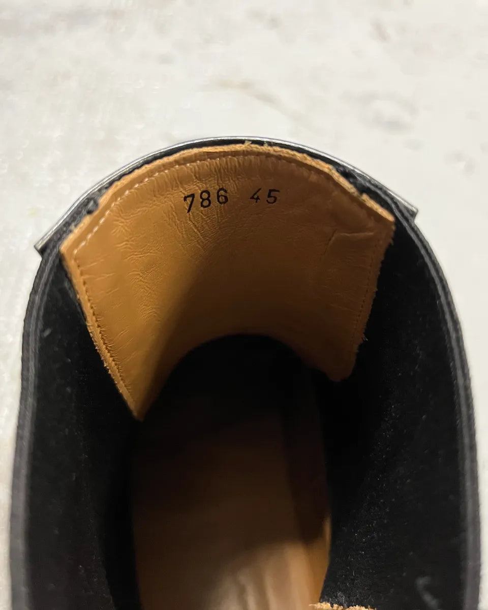 Versace Black Minimalist Leather Boots  wpDBDeM 9