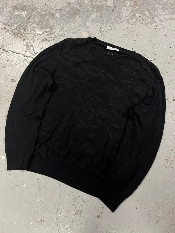 Versace Black Modern Cotton Sweater (M) EczZptV 4