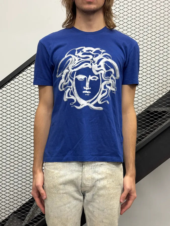 SS2019 Versace Blue Medusa T-Shirt pJcOVWr 1