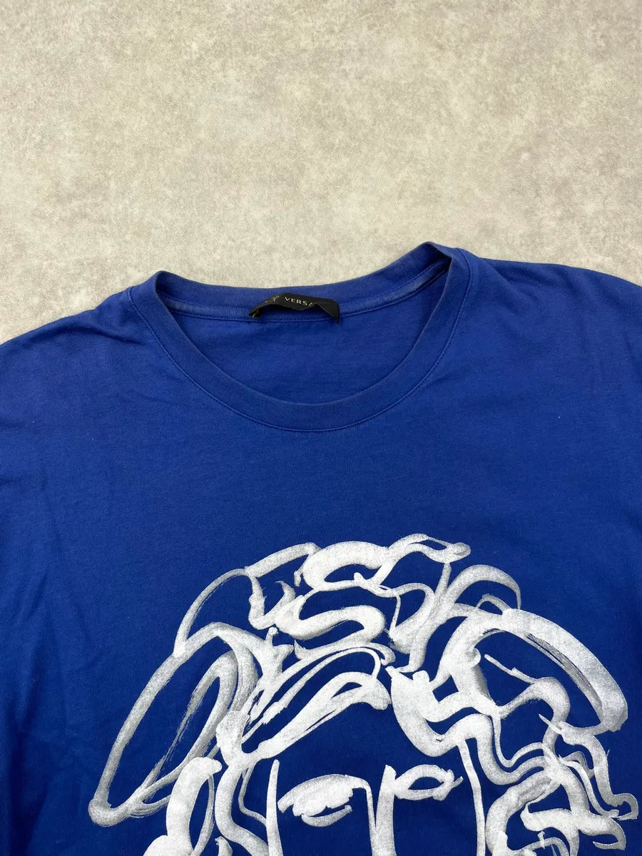 SS2019 Versace Blue Medusa T-Shirt pJcOVWr 4