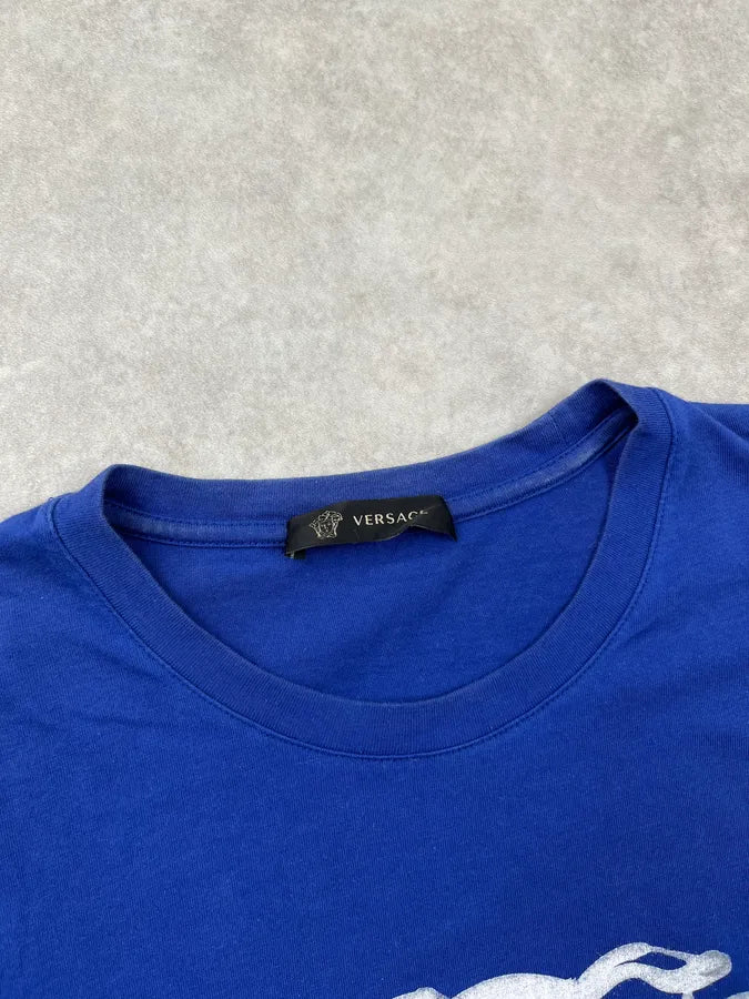 SS2019 Versace Blue Medusa T-Shirt pJcOVWr 7