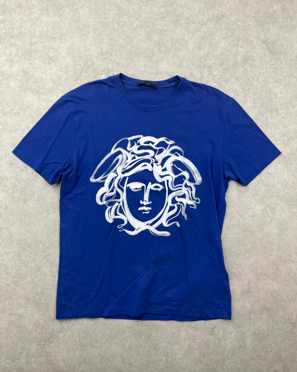 SS2019 Versace Blue Medusa T-Shirt pJcOVWr 0