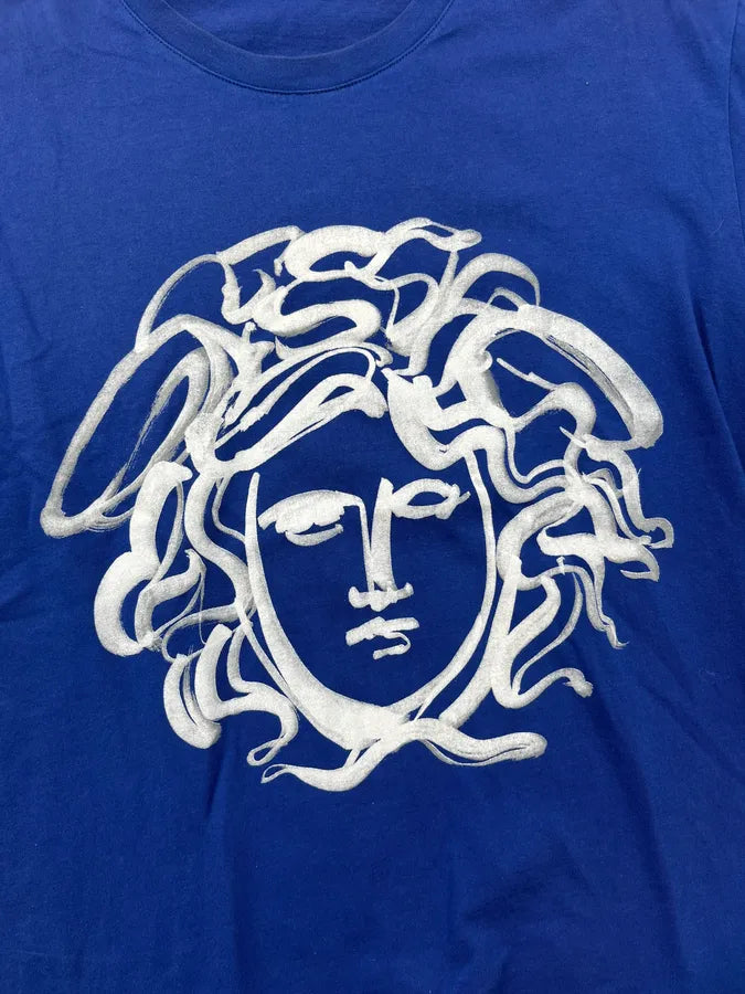 SS2019 Versace Blue Medusa T-Shirt pJcOVWr 6