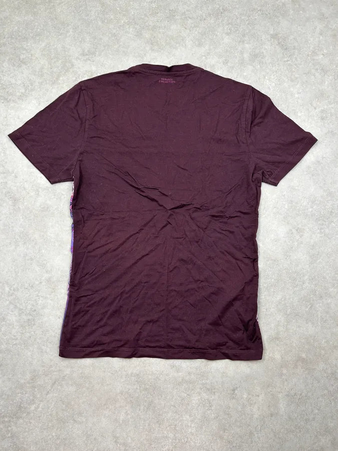 Versace Burgundy Purple Rock Guitar T-Shirt UwmDlfX 6