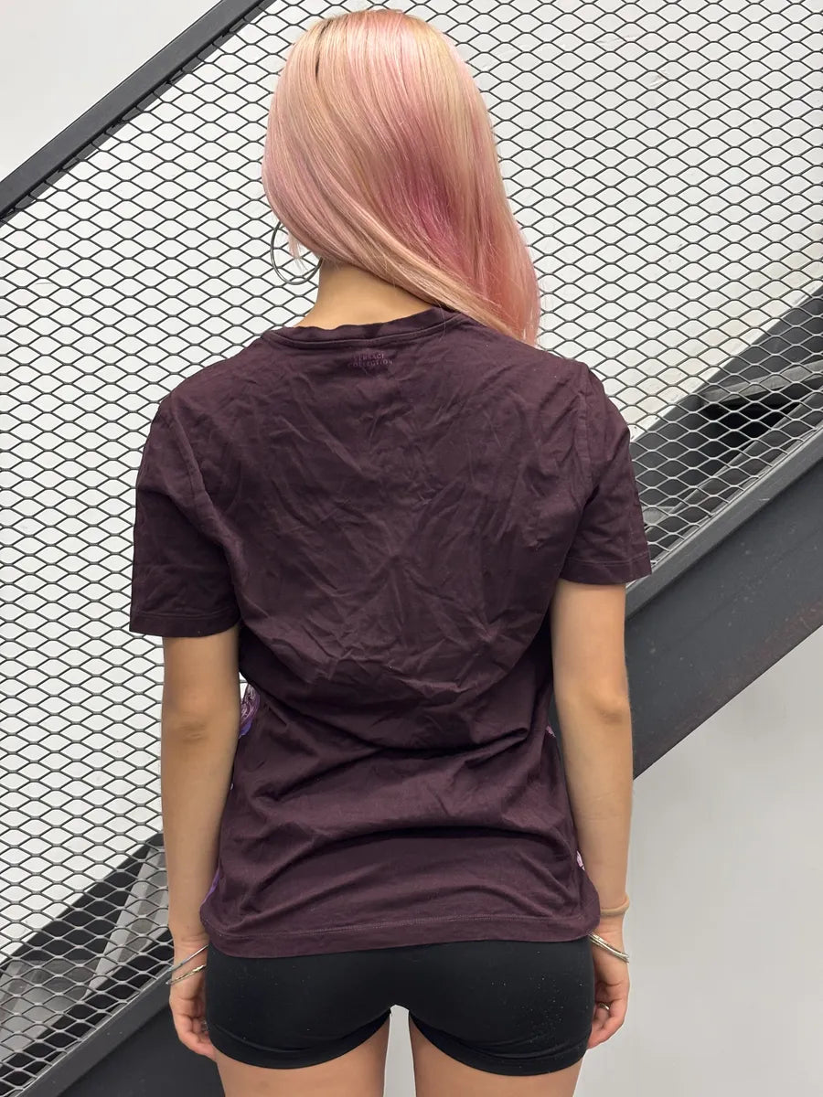 Versace Burgundy Purple Rock Guitar T-Shirt UwmDlfX 1