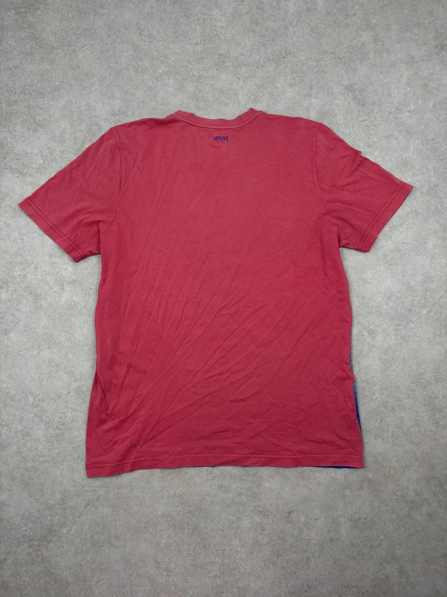 Versace Coral Blue Pixelized T-Shirt gZpHohB 5
