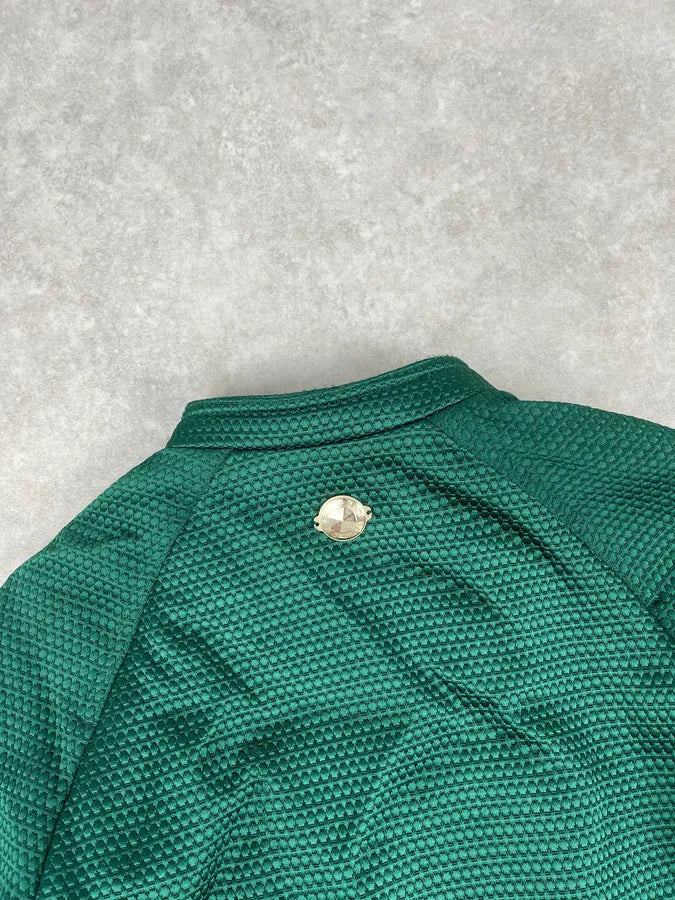 Versace Italian Green Bomber Royal Jacket mfAHNpm 6