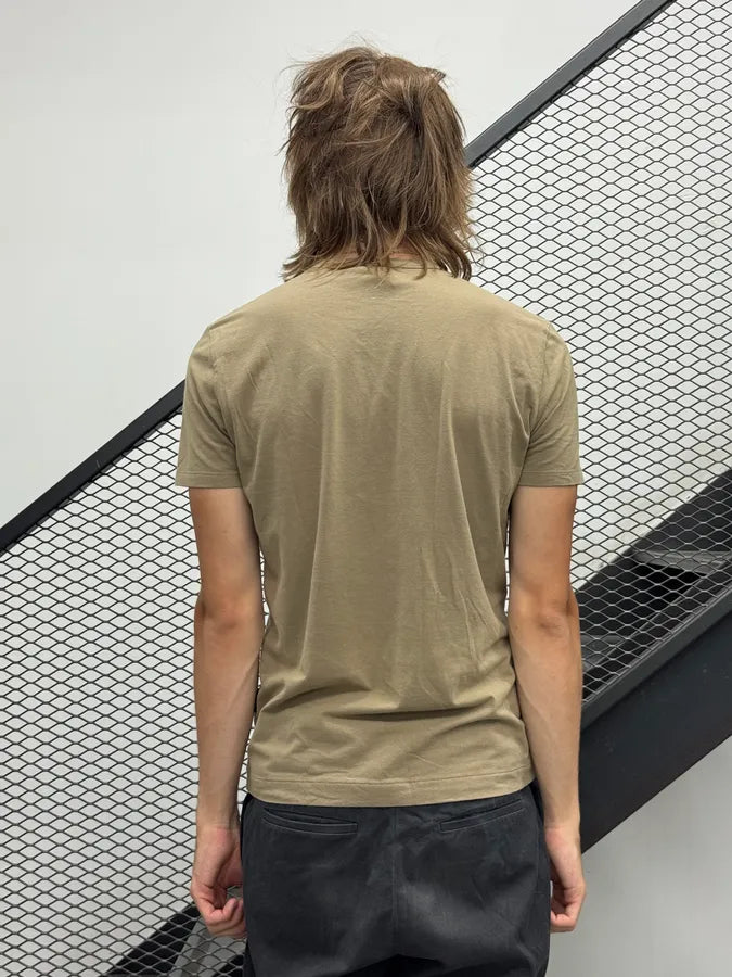 Versace Jeans Couture Beige Cotton Chains Embellished T-Shirt HYypdWp 2