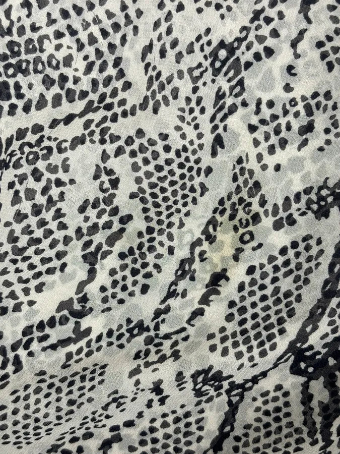 Versace Jeans Grey Python Print Silk Shirt  IChqEbZ 12