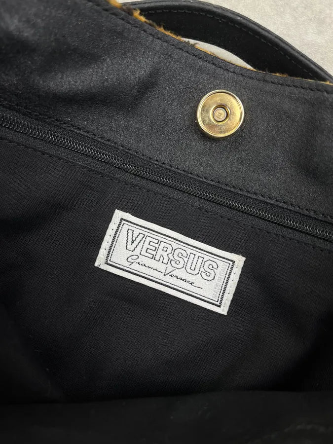 Versace Leopard Faux Fur Shoulder Bag rKdnrNm 5