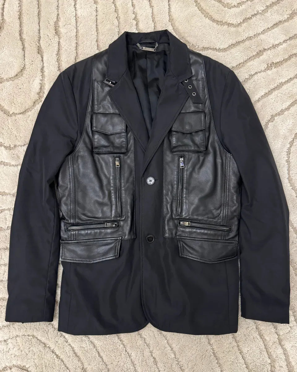 Versace Parachute Bondage Hybrid Suit Top Jacket mLveJJH 4