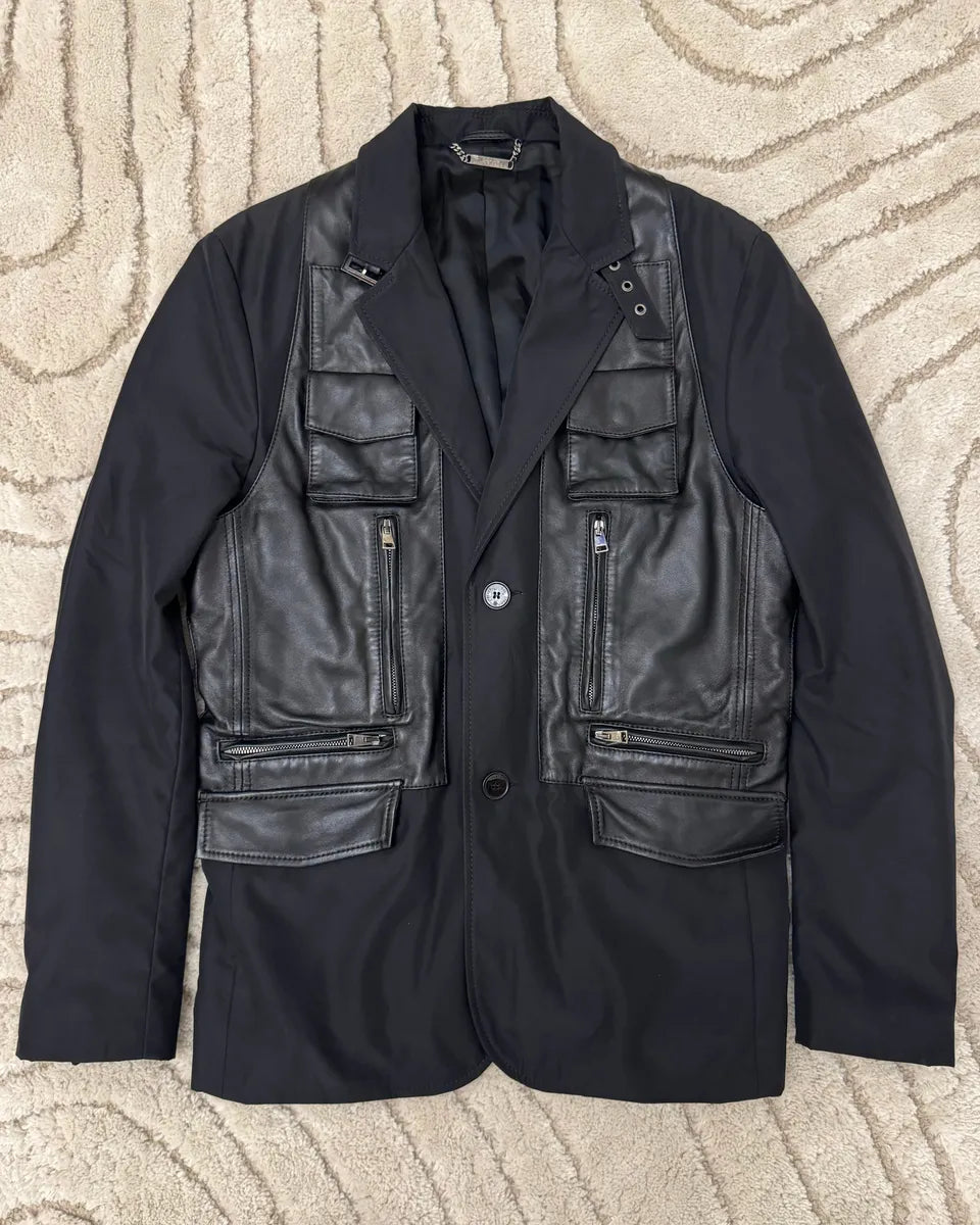 Versace Parachute Bondage Hybrid Suit Top Jacket mLveJJH 4