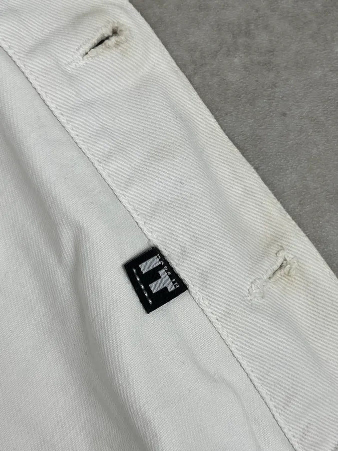 Versace Royal Erased White Denim Jacket edrrLwf 10