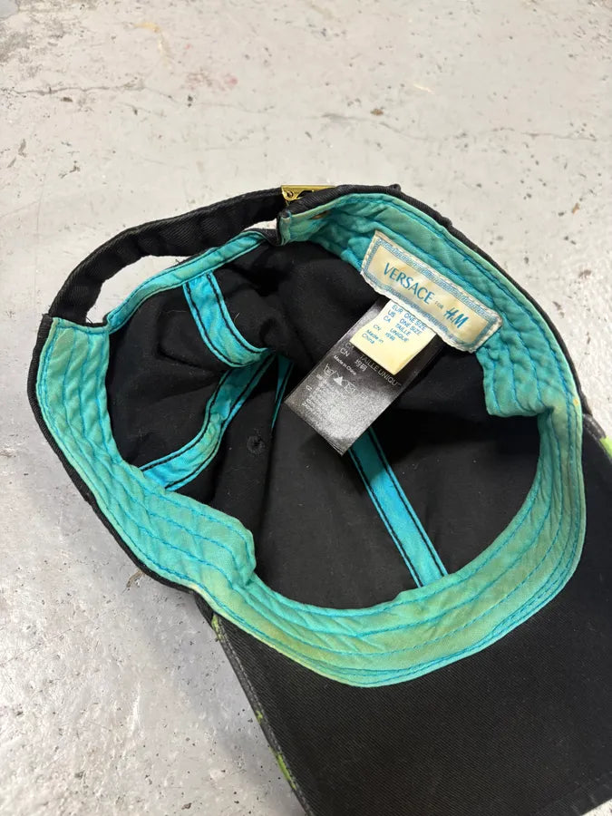 Versace H&M Turquoise Leopard Print Baseball Cap dVhKWWH 6