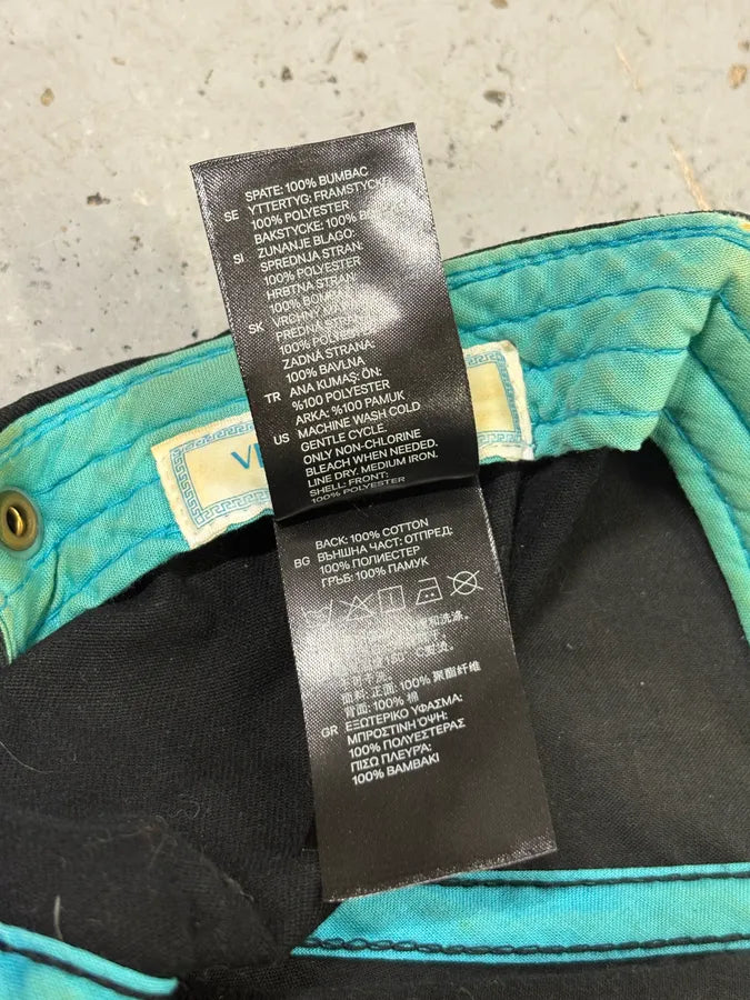 Versace H&M Turquoise Leopard Print Baseball Cap dVhKWWH 9