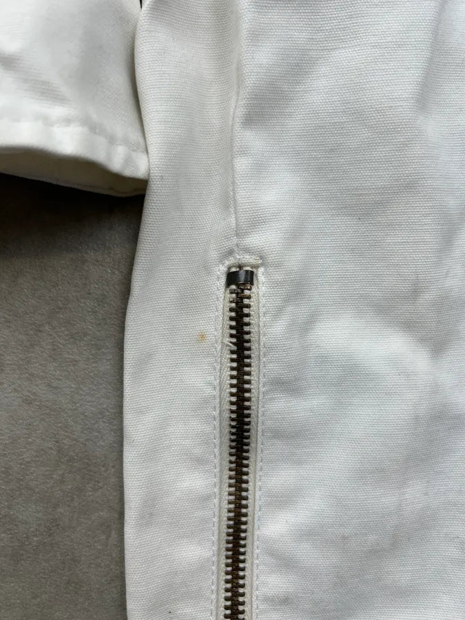 2000s Versace White Multi Zip Jacket qekuusu 6