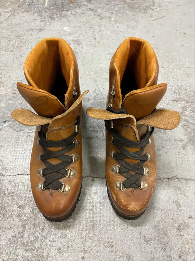 Vibram High Brown Leather Daily Mountain Boots TSTlFol 1